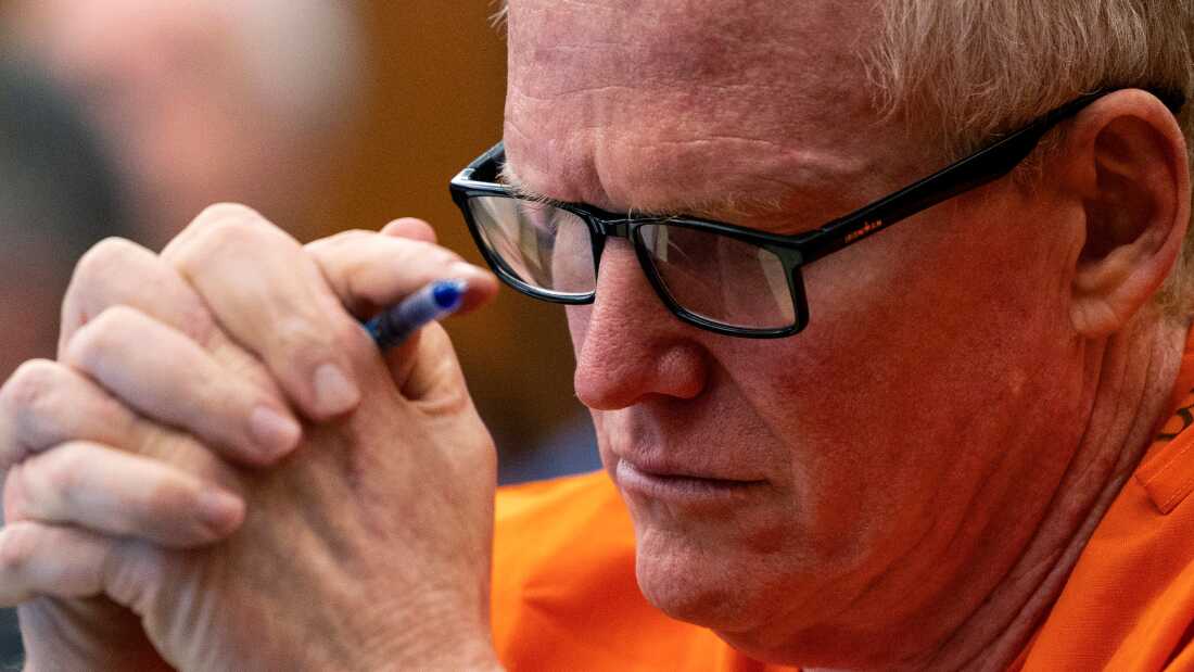 Alex Murdaugh listens to a hearing on his bid for a retrial, on Jan. 16, 2024, at the Richland County Judicial Center in Columbia, S.C. The disgraced former attorney was convicted of killing his wife, Maggie, and younger son, Paul, in June 2021.