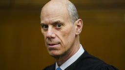 US District Judge James Boasberg stands for a portrait at E. Barrett Prettyman Federal Courthouse in Washington, DC, on March 16, 2023.